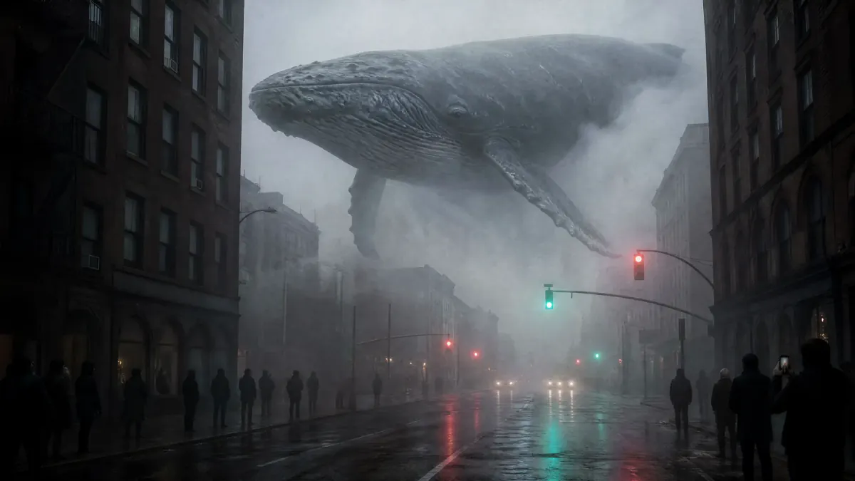 Whale City edited campaign poster generated with GPT Image 2
